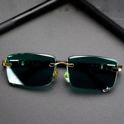 Retro Frameless Men's Sunglasses